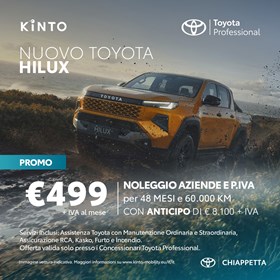 Hilux Calabria Cosenza Chiappetta Toyota Pickup Rende Commerciale Edilizia Nuovo Usato