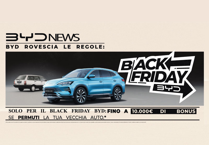 BYD MOB CHIAPPETTA BALCK FRIDAY Calabria Cosenza Rende Luzzi Montalto