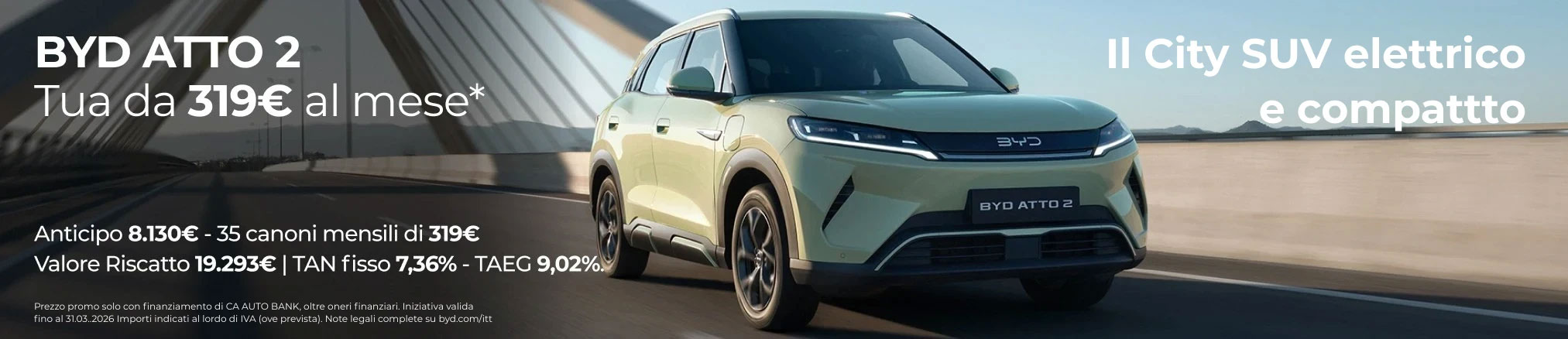 BYD CHIAPPETTA RENDE COSENZA CALABRIA ATTO2 Elettrica PROMO MARZO