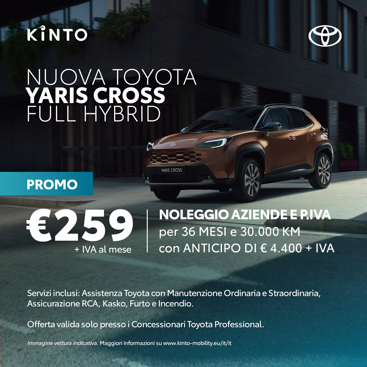 Chiappetta Yaris Cross Noleggio Toyota Lungo Termine Cosenza Rende Calabria