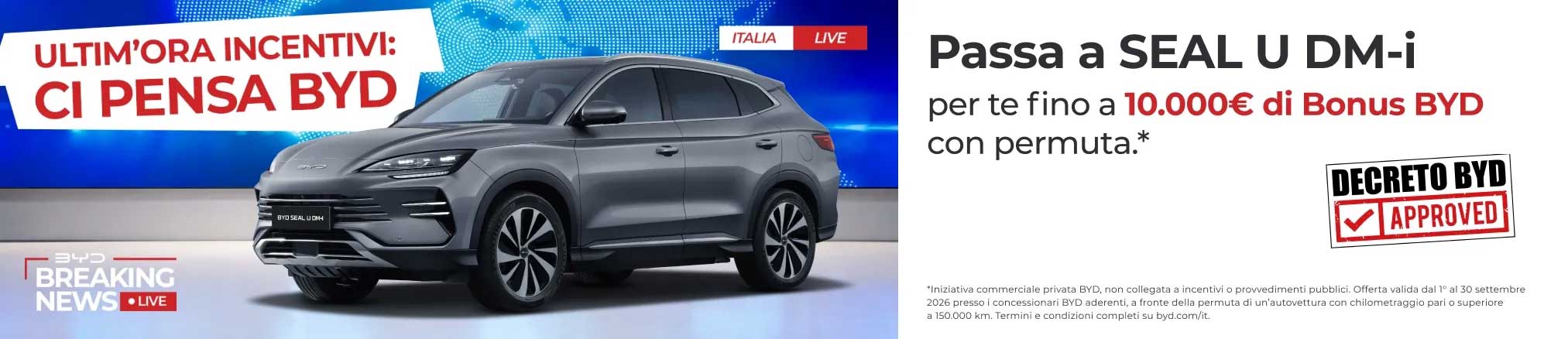 Byd Seal U Dm I Calabria Cosenza Byd Chiappetta Byd Dm I Settembre