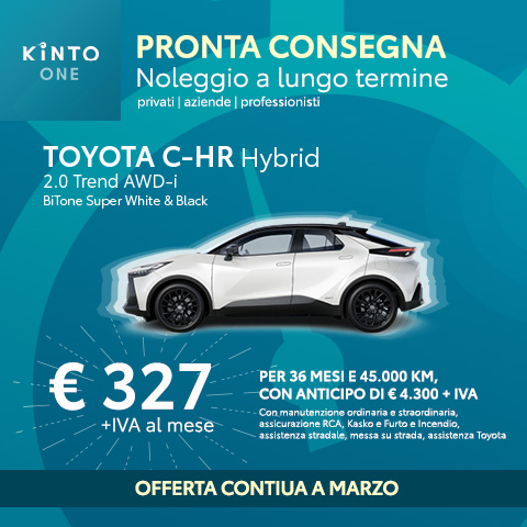 Noleggio Lungo Termine Calabria Toyota Cosenza Rende Chiappetta MARZO