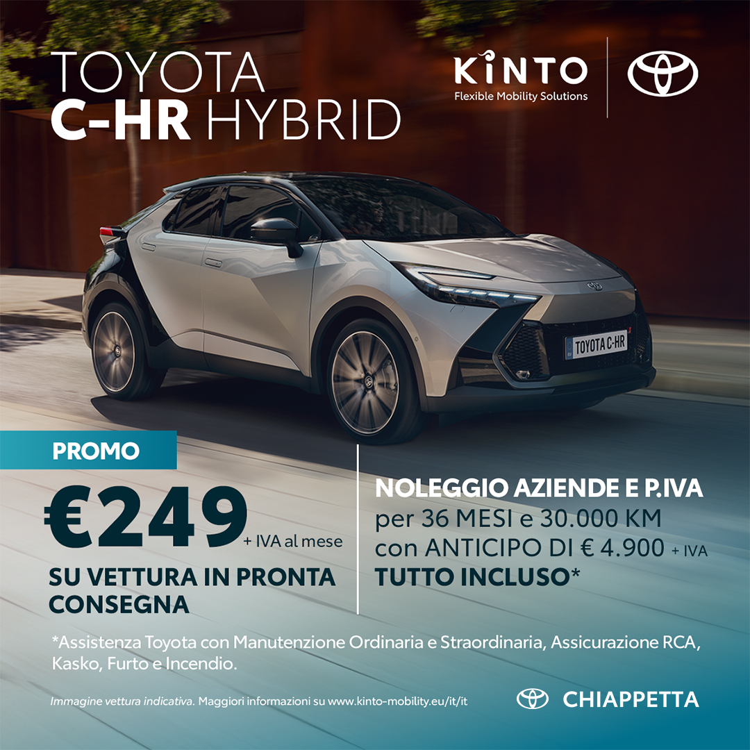 NOLEGGIO KINTO ONE C-HR HYBRID