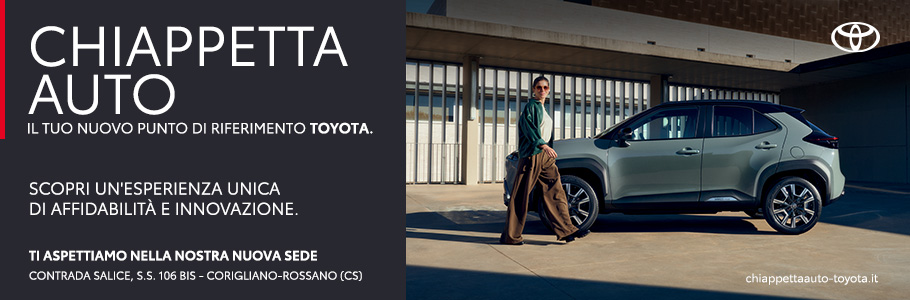 Corigliano Rossano Toyota Chiappetta Apertura Nuovasede Cosenza Calabria