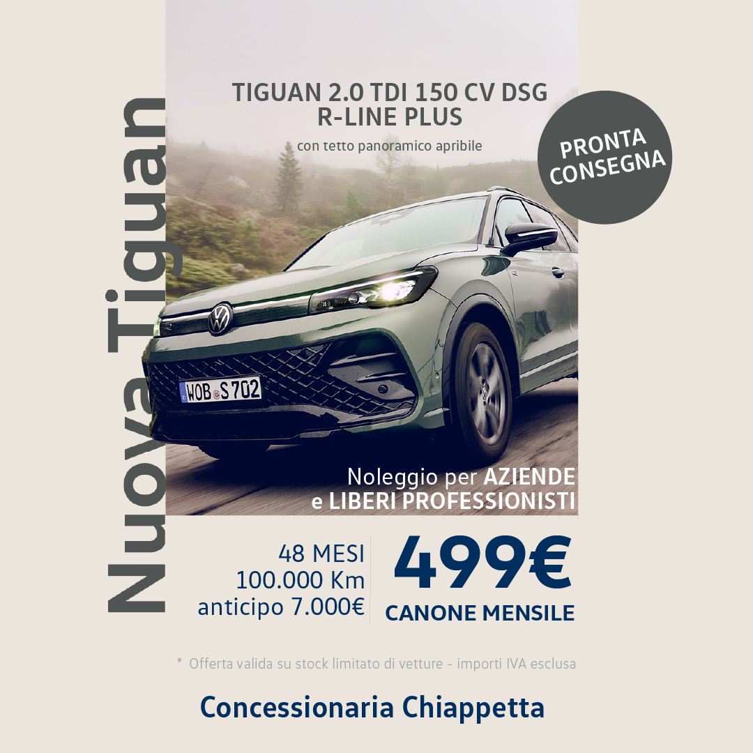 TIGUAN TDI Maggio 100