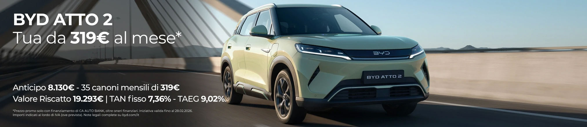 BYD CHIAPPETTA RENDE COSENZA CALABRIA ATTO2 Elettrica PROMO FEBBRAIO
