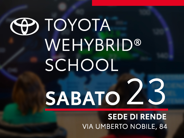 Toyota WEHYBRIDSCHOOL Cosenza Rende Calabria Toyota Chiappetta 1440